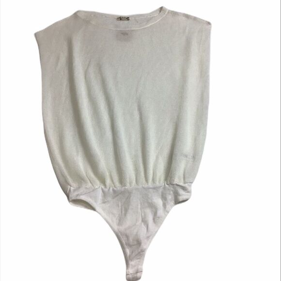 Free People Sleeveless Thong Bodysuit NWT Size S - Picture 1 of 10